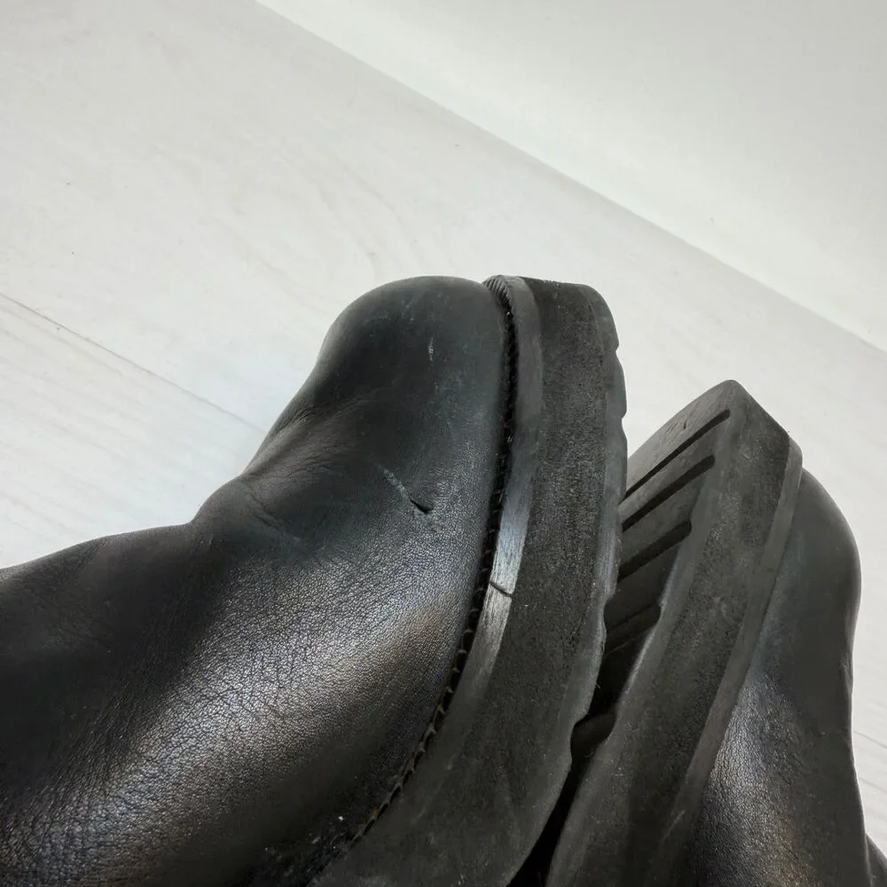 ARIZONA JEAN CO Studded Platform Chunky Combat Boots Women's‎ Size 8.5M Black